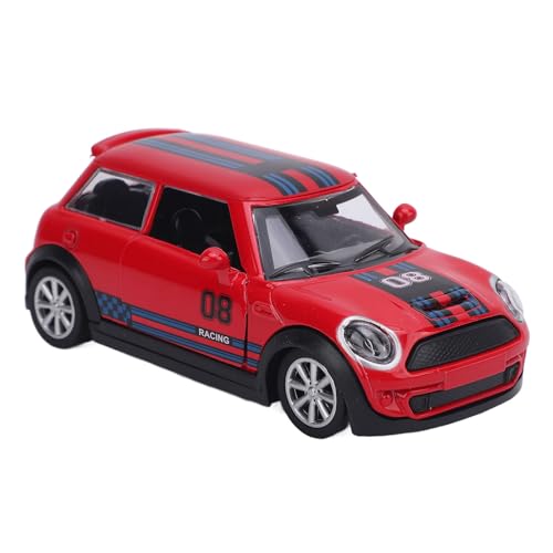 Legierung Zurückziehen Automodell Zink Legierung Spielzeugauto Verstärkt die Motorischen Fähigkeiten und Kreativität Rücken Fahrzeuge Spielzeugauto für 3+ Verbessert (Rot) von Alomejor