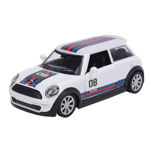Legierung Zurückziehen Automodell Zink Legierung Spielzeugauto Verstärkt die Motorischen Fähigkeiten und Kreativität Rücken Fahrzeuge Spielzeugauto für 3+ Verbessert (White) von Alomejor