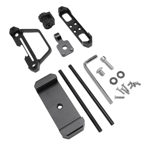 RC Auto Sender Bildschirm Schutz Halter Metall Transmitter Schutz Rahmen für NB4 RC Auto Sender Sender (Black) von Alomejor