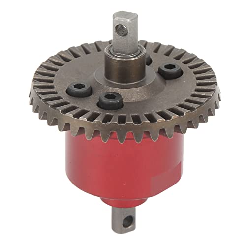 RC -Differentialausrüstung von Stahl Aluminium -Legierung RC Auto für, Einfache Geschwindigkeitswechsel für Fernbedienungspfus Auto Enthusiasten (Rot) von Alomejor