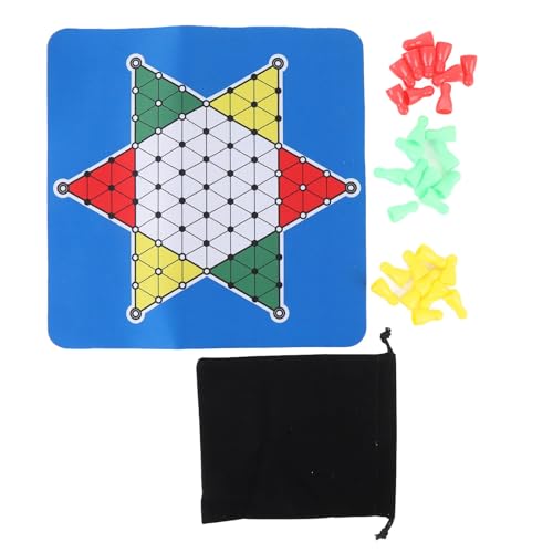 Set Tragbarer Chinesischer Damenspiele, Chinesische Dynamik Faltbare 24 cm an das Haus und Reisen Angepasst von Alomejor