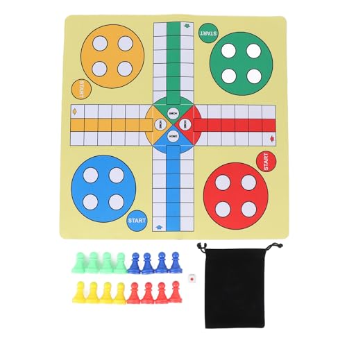Tragbares Flying Chess Game Classic -Set, Faltbare Flying Chess -Brettspiel, Multiplayer Interactive Tischspiele von Alomejor