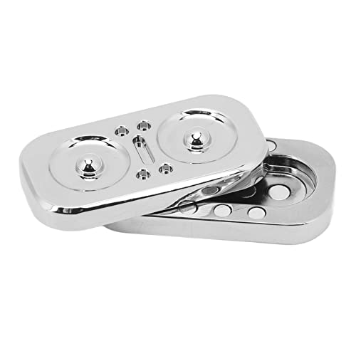 Zappel-Slider-Spielzeug, Magnetische Eule, Zappel-Slider, Sensorisches Angstlinderungsmetall für ADD (Silber) von Alomejor