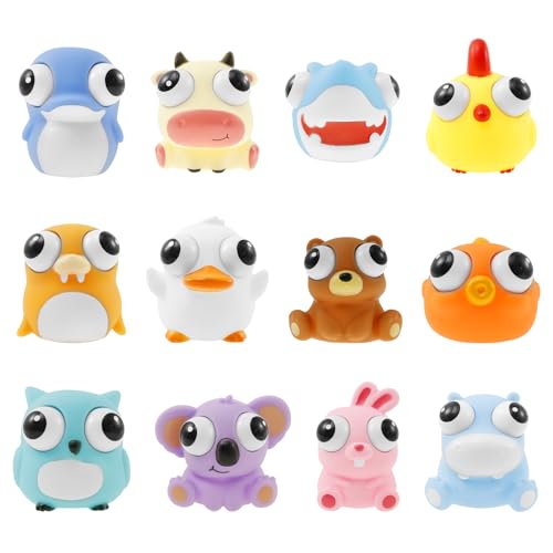 12 Ausgänge, Eyes, quadratisch, Spielzeug, niedlich, Cartoon, Tier, Spielzeug, lustiges Spielzeug, Pinch, Gadgets, Party, Favors für Zuhause, Schlafzimmer, Büro 12 Ausgänge, Eyes, quadratisch, Spielzeug, niedlich, Cartoon, Tier, Spielzeug, lustiges Spielzeug, Pinch, Gadgets, Party, Favors für Zuhause, Schlafzimmer, Büro von Alongen