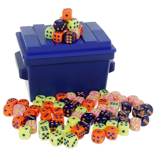 80 Stück Würfel Bunt Set 6-Seitig 4 Farben Spieler Fast Tempo Flüsterwürfel Abgerundeten Ecken D6 Dice Spielwürfel Bunt Würfel Gameplay Family Game mit Behälter für Kinderabendparty 80 Stück Würfel Bunt Set 6-Seitig 4 Farben Spieler Fast Tempo Flüsterwürfel Abgerundeten Ecken D6 Dice Spielwürfel Bunt Würfel Gameplay Family Game mit Behälter für Kinderabendparty von Alongen