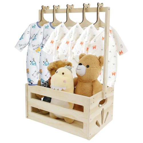 Babykorb Geschenk mit Griff Holz Babyparty Schrank 41x30x20cm Mehrzweck Baby Aufbewahrungskiste Babykorb Neugeborene für Geburtstage Babypartys Weihnachten Neue Eltern Babykorb Geschenk mit Griff Holz Babyparty Schrank 41x30x20cm Mehrzweck Baby Aufbewahrungskiste Babykorb Neugeborene für Geburtstage Babypartys Weihnachten Neue Eltern von Alongen