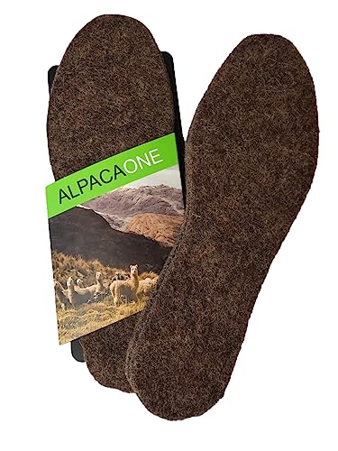 Alpaka Einlegesohlen Schuheinlagen aus Alpaka-Filz (48) von AlpacaOne