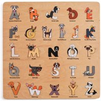 Dog Wooden Alphabet Puzzle Dog Wooden Alphabet Puzzle von Alphabet Legends