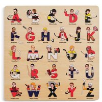 Hockey Legends Wooden Alphabet Puzzle Hockey Legends Wooden Alphabet Puzzle von Alphabet Legends