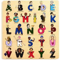 Lady Legends Wooden Alphabet Puzzle Lady Legends Wooden Alphabet Puzzle von Alphabet Legends