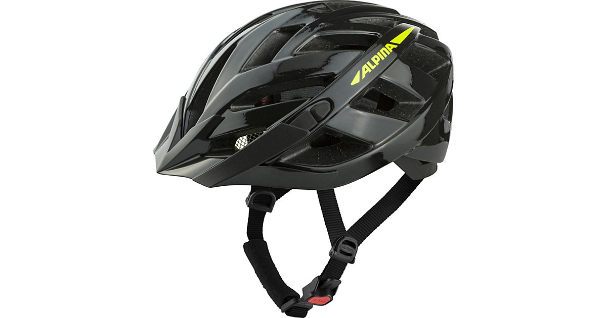 Fahrradhelm Panoma 2.0, black-neon yellow gloss, 52-57 schwarz/gemustert Fahrradhelm Panoma 2.0, black-neon yellow gloss, 52-57 schwarz/gemustert von Alpina