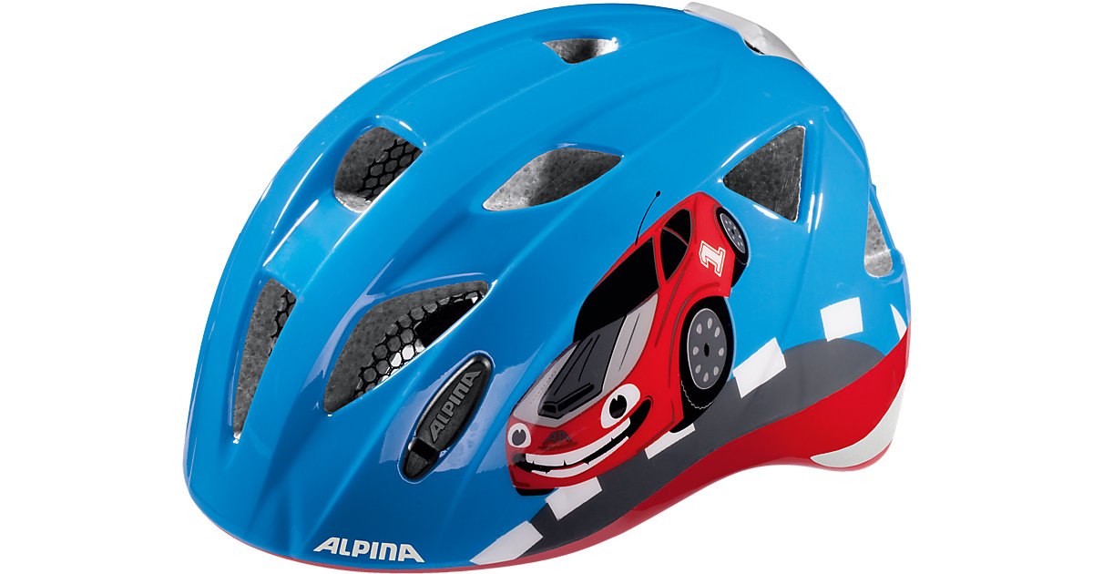 Fahrradhelm Ximo Flash red car blau Gr. 49-54 von Alpina