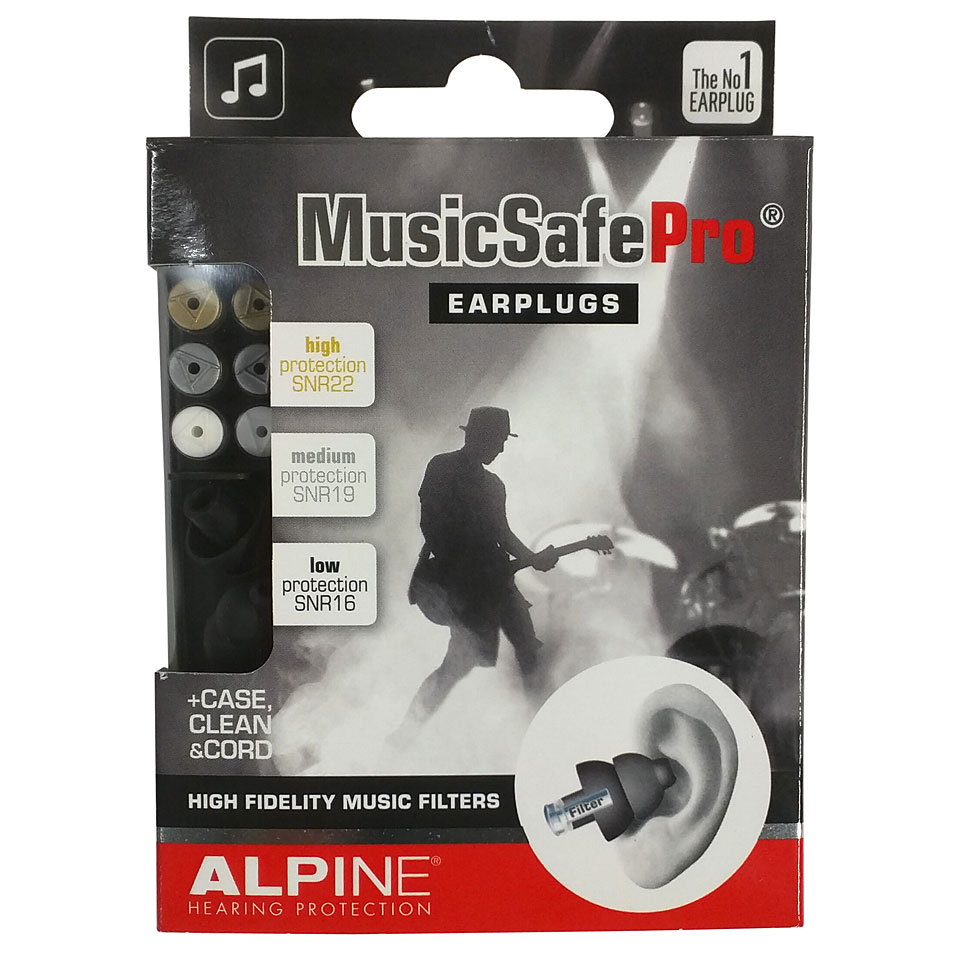 Alpine Music Safe Pro Black Edition Gehörschutz von Alpine