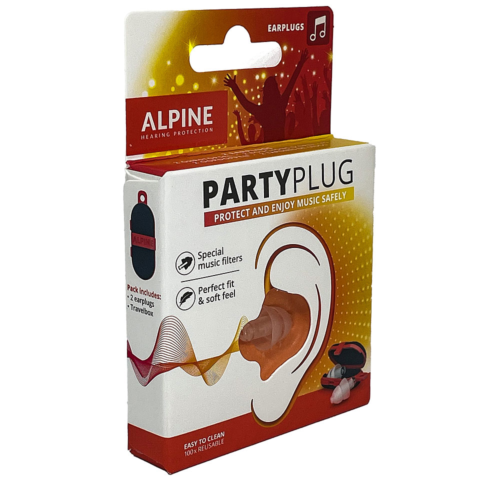 Alpine PartyPlug Earplugs transparent Gehörschutz von Alpine