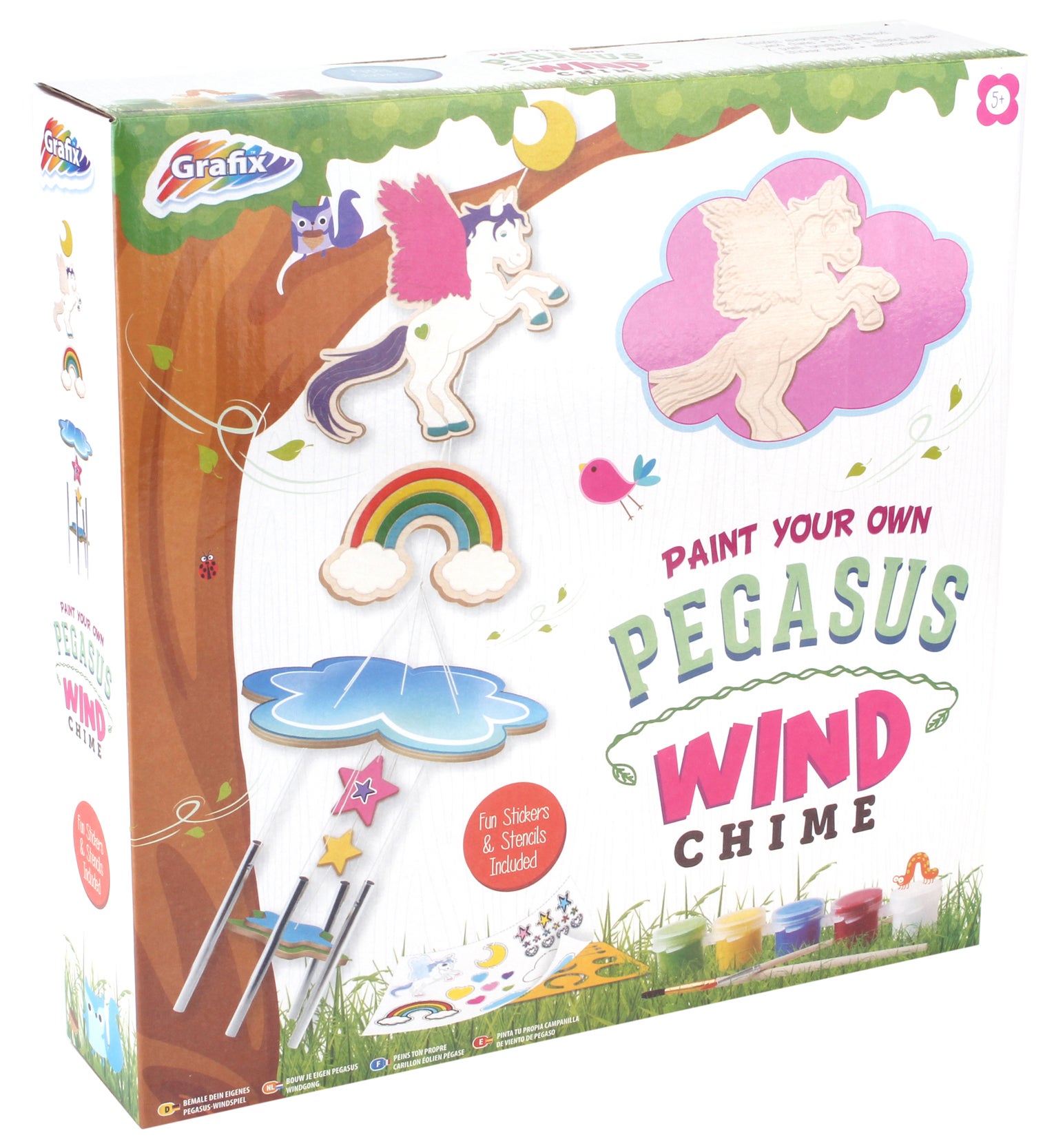 Alrico Male Deinen eigenen Pegasus Windspiel Bastelset von Alrico