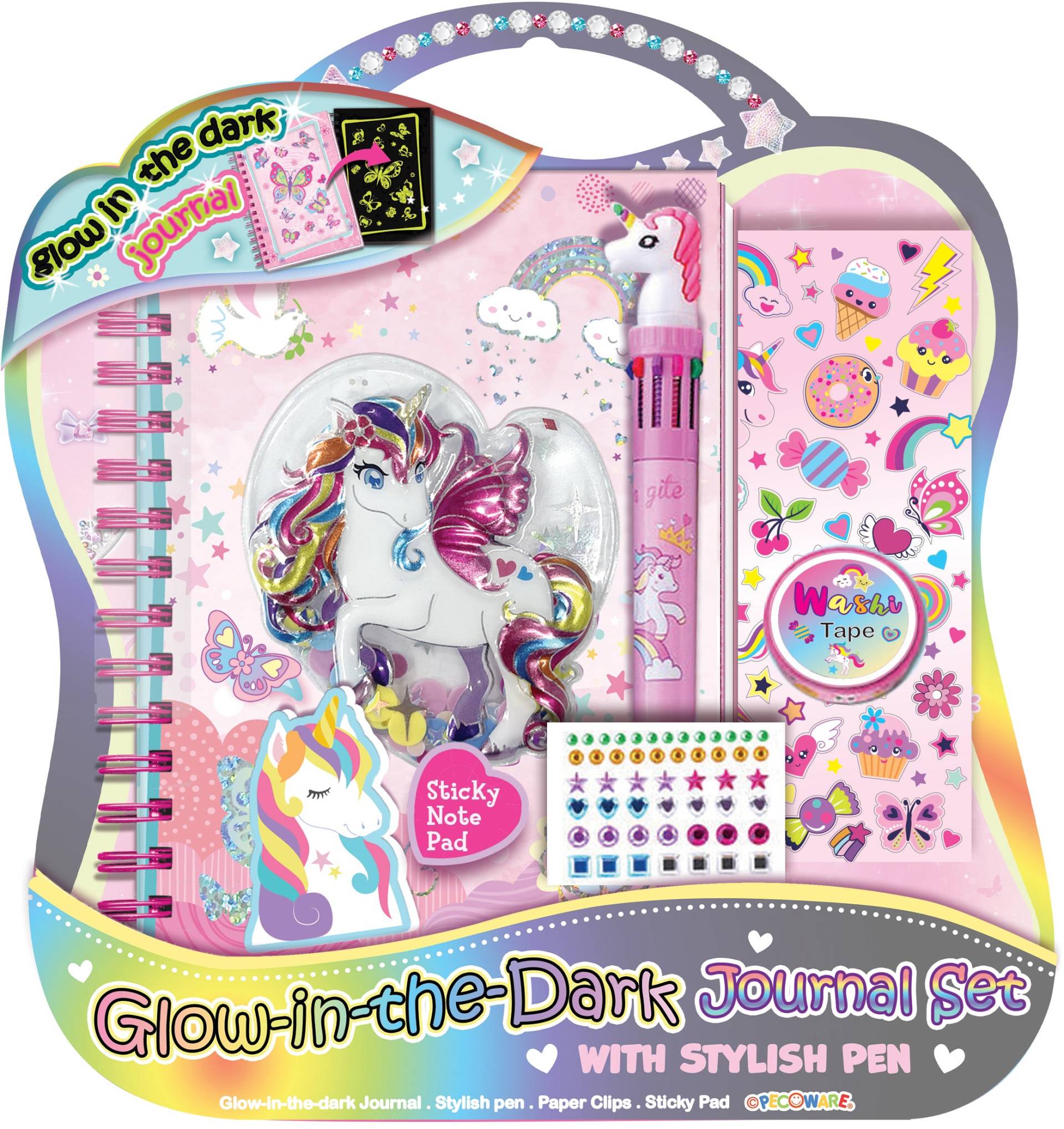 Alrico Notizbuch Einhorn mit Accessoires Alrico Notizbuch Einhorn mit Accessoires von Alrico