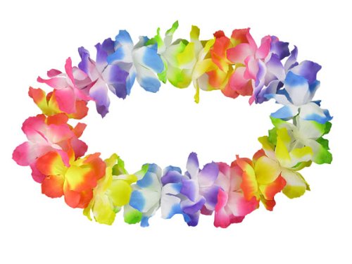 Alsino Hawaiiketten Blumenkette Hula Deluxe, (Multicolor) von Alsino