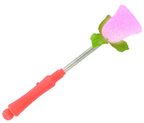 Alsino LED Blinkstab Flashlight Blinkstäbe Leuchtstab 24 cm rosa Leuchteffekt Rose von Alsino