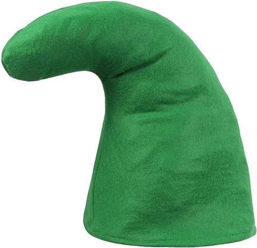 Alsino Zwergenmütze für Erwachsene Wichtelmütze Zwerg Kostüm Karneval Elfenmütze Zwergen Zipfelmütze, Variante wählen:grün von Alsino
