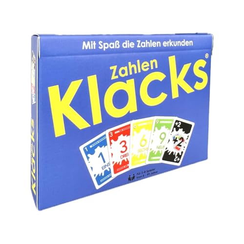 Alster- und ElbHarmonie Zahlen Klacks – Lern-Kartenspiel für Familien & Kinder | 120 Bunte Zahlenkarten | Mathe-Spielspaß für die ganze Familie, Vorschule & Grundschule von Alster- und ElbHarmonie