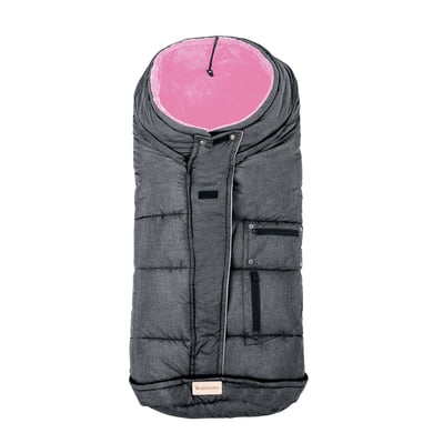 Altabebe Winterfußsack mit 3M Füllung dunkelgrau rosa Altabebe Winterfußsack mit 3M Füllung dunkelgrau rosa von Altabebe