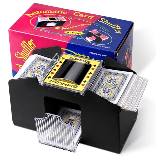 Altamejor Kartenmischmaschine, Kartenmischmaschine Elektrische für 1-4 Deck, Kartenmischer für Poker, Texas Hold Em, Omaha, Baccarat, Familienparty Clubspiel Altamejor Kartenmischmaschine, Kartenmischmaschine Elektrische für 1-4 Deck, Kartenmischer für Poker, Texas Hold Em, Omaha, Baccarat, Familienparty Clubspiel von Altamejor