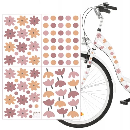 Altaroo 4 Stück Fahrrad Sticker Gänseblümchen, Aufkleber Fahrrad 30x20 cm, Aufkleber Blumen, Auto Aufkleber für Roller Notebook Laptop Altaroo 4 Stück Fahrrad Sticker Gänseblümchen, Aufkleber Fahrrad 30x20 cm, Aufkleber Blumen, Auto Aufkleber für Roller Notebook Laptop von Altaroo