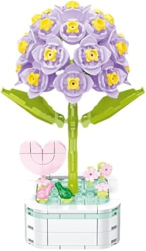 Altaroo bausteine Blumen Hyazinthe, klemmbausteine Blumen, Bauspielzeug Sets von Altaroo
