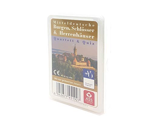 Altenburger Spielkartenladen Edition Quartett & Quiz Mitteldeutsche Schlösser, Burgen & Herrenhäuser Altenburger Spielkartenladen Edition Quartett & Quiz Mitteldeutsche Schlösser, Burgen & Herrenhäuser von Altenburger Spielkartenladen
