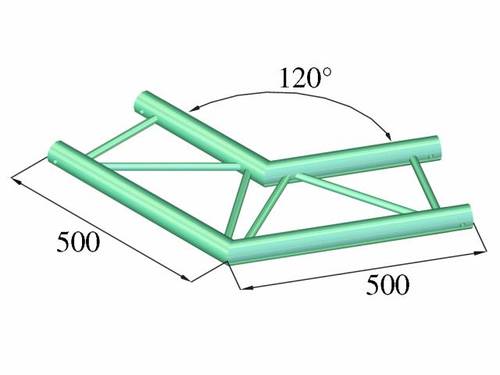 Alutruss BILOCK BQ2-PAC22H 2-Punkt Traverse Ecke 120° von Alutruss