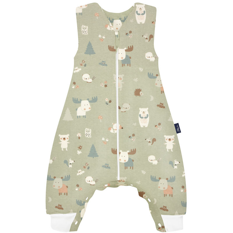 Schlaf-Overall LIGHT – BABY FOREST in grün von Alvi®