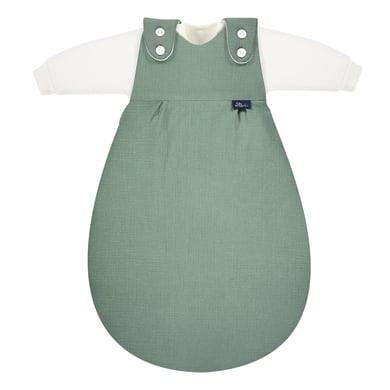 Alvi® 4-Season Baby-Mäxchen Mull 2-tlg. granite grün von Alvi