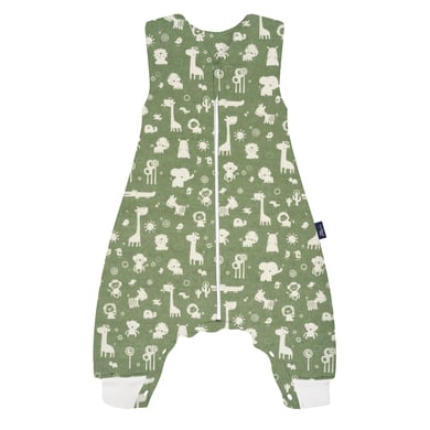 Alvi® Sleep-Overall Thermo Granite Animals granitgrün/weiß von Alvi