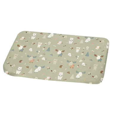 Alvi® Wickelauflage mit Stoffbezug Baby Forest 70 x 85 cm von Alvi