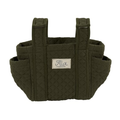 Alvi®Kinderwagen Organizer Waffle piqué Khaki von Alvi