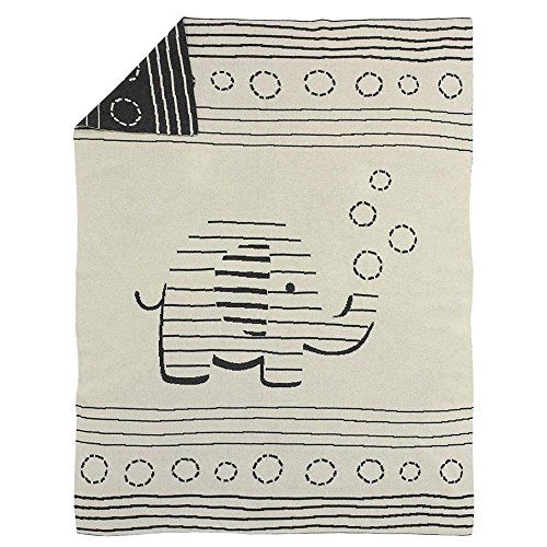 Alvi Strickdecke Streifenfant Silber 75x100cm Alvi Strickdecke Streifenfant Silber 75x100cm von Alvi