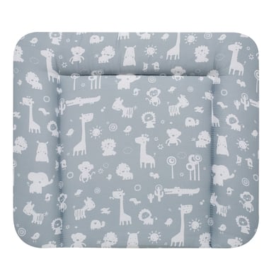 Alvi Wickelauflage Kuschel Folie Zootiere puderblau 85 x 75 cm Alvi Wickelauflage Kuschel Folie Zootiere puderblau 85 x 75 cm von Alvi