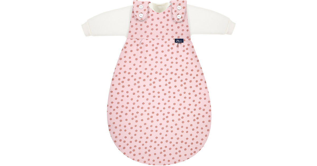 Baby-Mäxchen Schlafsack 3tlg. Bio Baumwolle - TOG 2,5 - Curly Dots, 74/80 beere Baby-Mäxchen Schlafsack 3tlg. Bio Baumwolle - TOG 2,5 - Curly Dots, 74/80 beere von Alvi