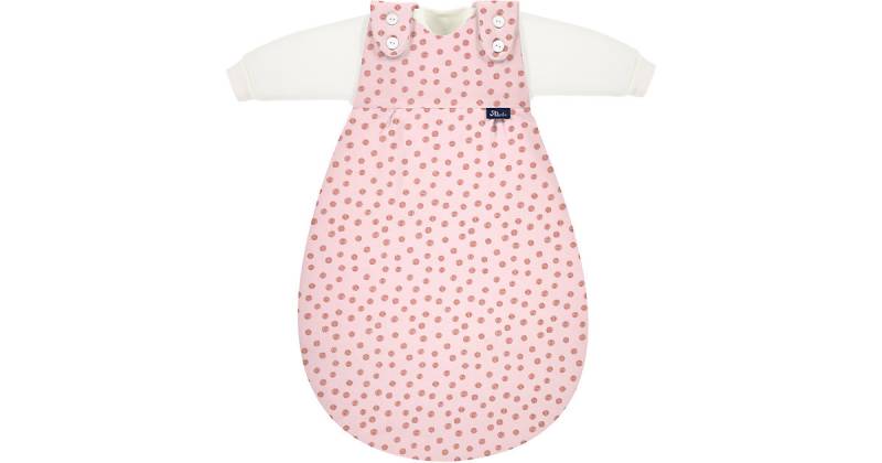 Baby-Mäxchen Schlafsack 3tlg. Bio Baumwolle - TOG 2,5 - Curly Dots, 74/80 beere von Alvi