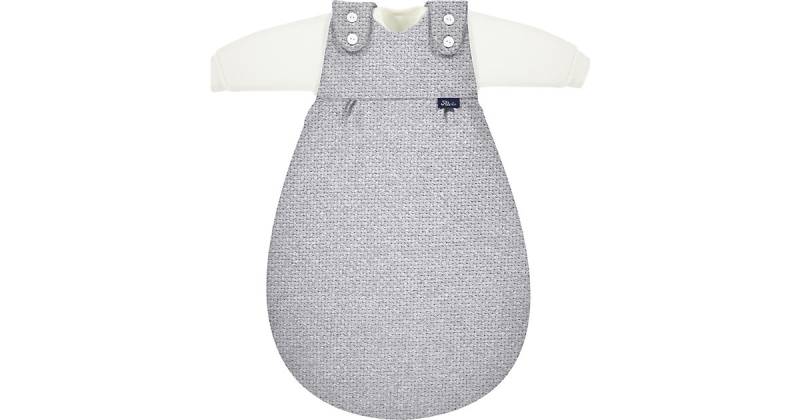 Baby-Mäxchen Schlafsack 3tlg. - TOG 3,5 - Pique, 56/62 grau von Alvi