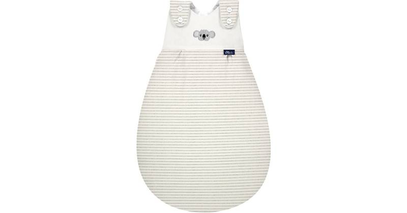 Baby-Mäxchen Außensack, Bio Baumwolle - TOG 2,5 - Ringlets Koala gray, 74/80 grau von Alvi