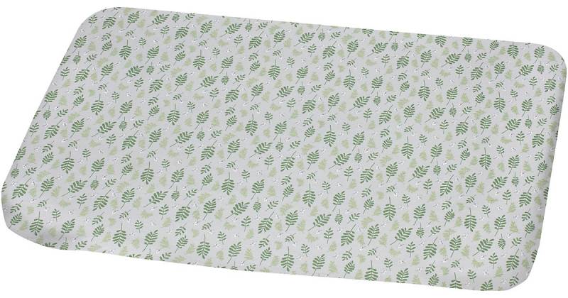 Bezug Wickelauflage Organic Cotton grau/grün  Kinder von Alvi