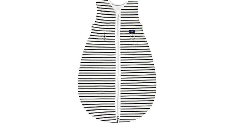 Kugelschlafsack Mäxchen Thermo, Bio Baumwolle - TOG 3,0 - Ringlets navy, 70 cm atlantikblau von Alvi