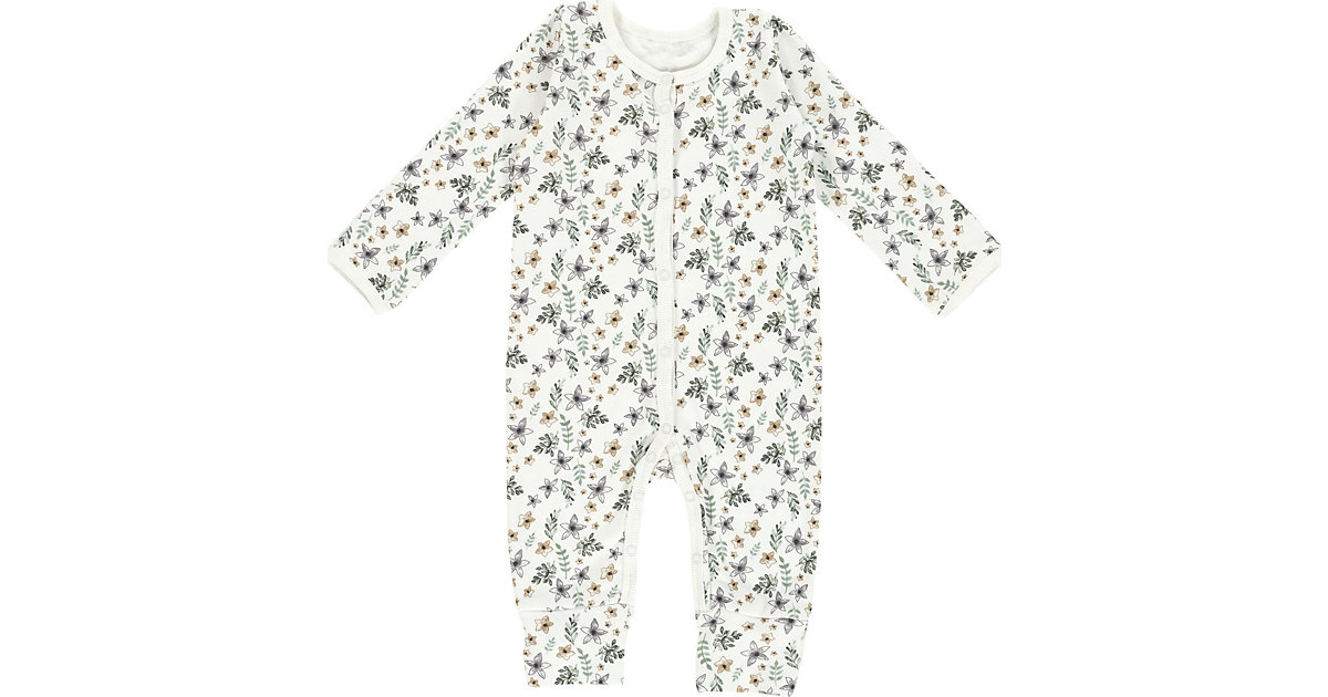 Schlafanzug Bio-Baumwolle, Petit Fleurs, 68 cm weiß-kombi Schlafanzug Bio-Baumwolle, Petit Fleurs, 68 cm weiß-kombi von Alvi