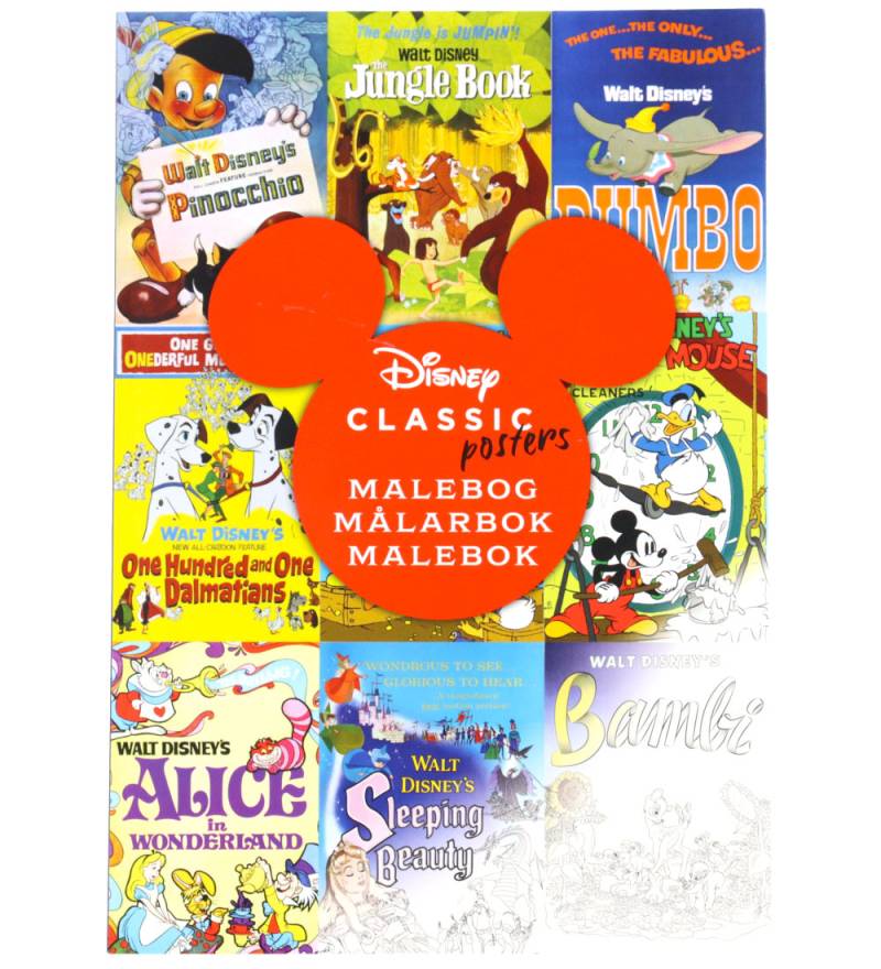 Alvilda Malbuch - Disney Classic - Poster - EN - Alvilda - One Size - Malbücher Alvilda Malbuch - Disney Classic - Poster - EN - Alvilda - One Size - Malbücher von Alvilda