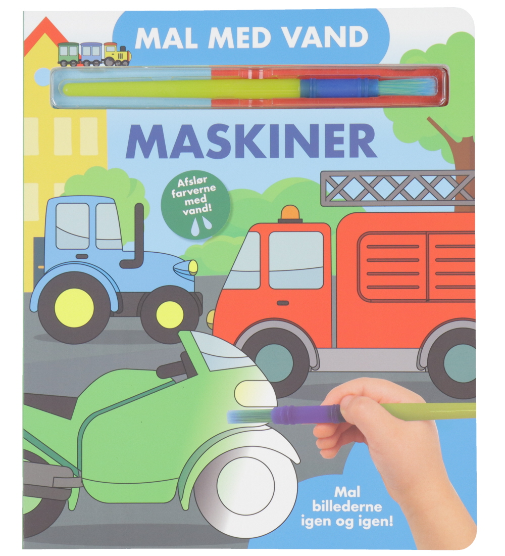 Alvilda Malbuch - Malen mit Wasser - Maschinen - Alvilda - One Size - Malbücher Alvilda Malbuch - Malen mit Wasser - Maschinen - Alvilda - One Size - Malbücher von Alvilda