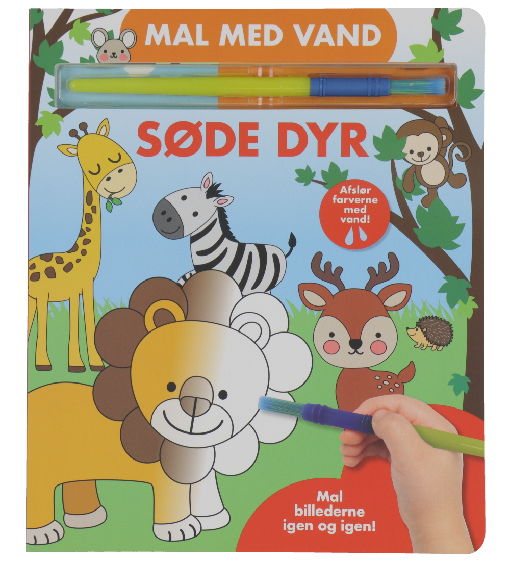 Alvilda Malbuch - Malen mit Wasser - süße Tiere - Alvilda - One Size - Malbücher Alvilda Malbuch - Malen mit Wasser - süße Tiere - Alvilda - One Size - Malbücher von Alvilda