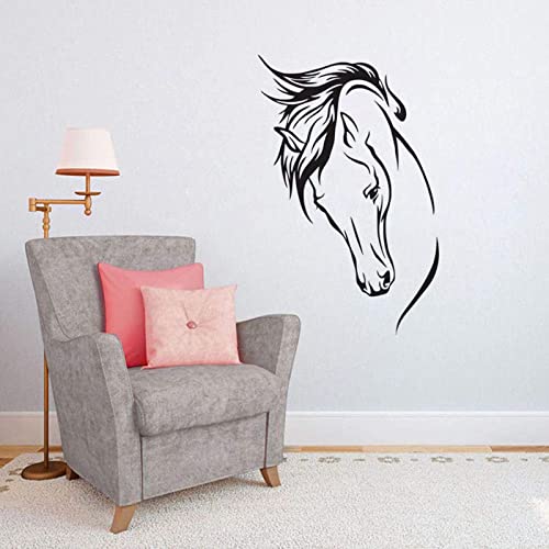 Wandtattoo Pferd, Wandsticker Wandaufkleber Pferde, Wandtatoo für Schlafzimmer Wohnzimmer Badezimmer, 27 x 44cm Wandtattoo Pferd, Wandsticker Wandaufkleber Pferde, Wandtatoo für Schlafzimmer Wohnzimmer Badezimmer, 27 x 44cm von Alvinlite