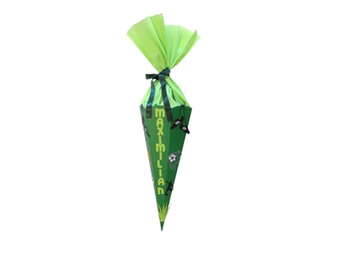 Always Amazing Schultüte Fußball Bastelset | Schultüte personalisiert | Bastelset Schultüte für Jungs | Fußball Schultüten | Fußball basteln (mit Personalisierung) von Always Amazing