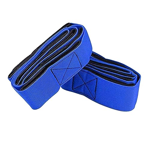 2X Rennband, kooperatives Bandband, Partyspiel, Teamwork-Spiele mit Aufbewahrungstasche, Team-Rennspiel für Sport, Hinterhof, Familie, Blau, 5-beinig, 1,5 m 2X Rennband, kooperatives Bandband, Partyspiel, Teamwork-Spiele mit Aufbewahrungstasche, Team-Rennspiel für Sport, Hinterhof, Familie, Blau, 5-beinig, 1,5 m von Amagogo